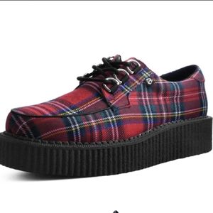 T.U.K. Red Tartan Anarchic Creeper